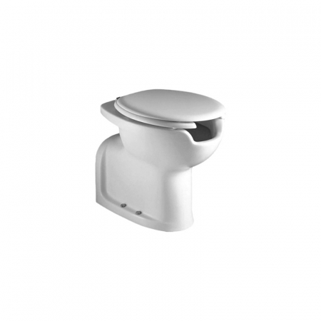 Vase toaleta persoane cu dizabilitati - Vas wc pentru persoane cu dizabilitati,  Autonomy, deschidere frontala, alb, Hatria