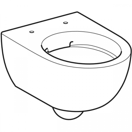 Vas wc rimless supendat, alb lucios, Geberit Selnova Compact [1]