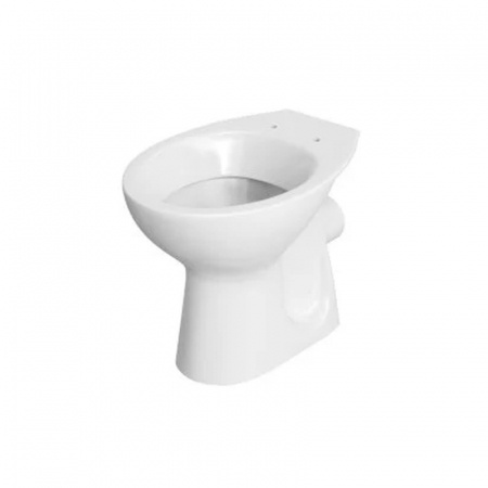 Vase WC - Vas wc stativ cu iesire laterala, oval, alb lucios, Cersanit Mito