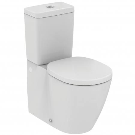 Baie - Vas wc stativ Ideal Standard Connect alb lucios back to wall cu rezervor si capac inclus