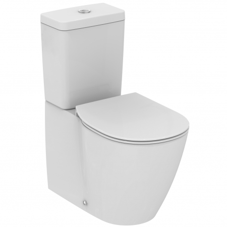Baie - Vas wc stativ Ideal Standard Connect cu functie bideu alb back to wall cu rezervor si capac inclus