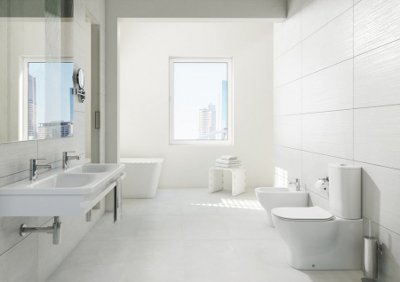 Vas wc stativ Ideal Standard Tesi AquaBlade alb lucios back to wall cu rezervor si capac inclus [2]