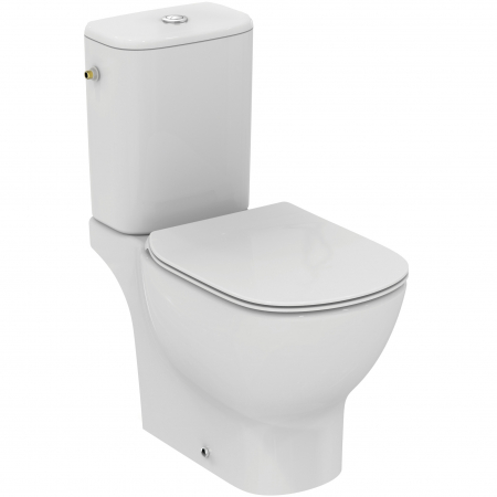 Baie - Vas wc stativ Ideal Standard Tesi AquaBlade alb lucios cu rezervor si capac inclus