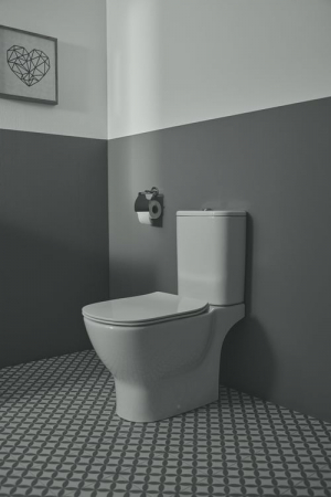 Vas wc stativ Ideal Standard Tesi AquaBlade alb lucios cu rezervor si capac inclus [4]