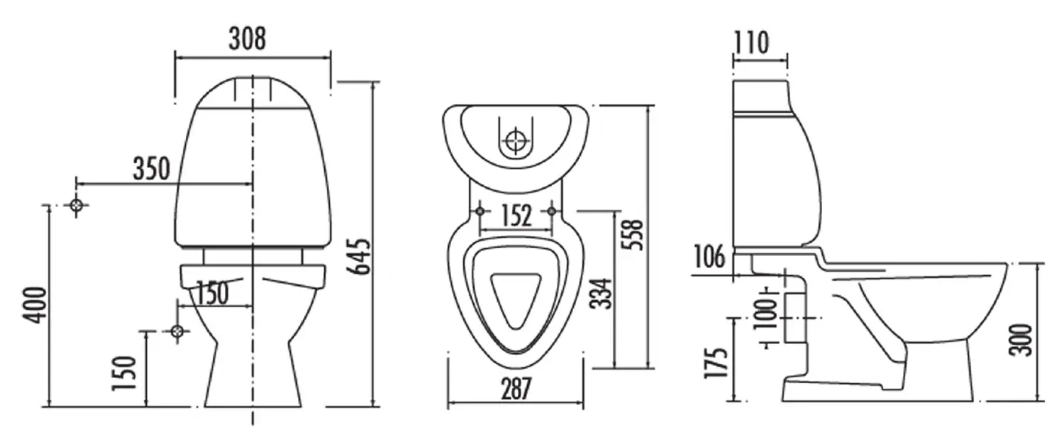 Vas wc stativ pentru copii cu rezervor, evacuare spate si imprimeu, Sapho Kid [3]