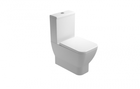 Vase WC - Vas wc stativ rimless back to wall Gala Emma Compact, alb