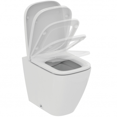 Vas wc stativ rimless plus Ideal Standard i.life B alb lucios back to wall cu capac inclus [2]