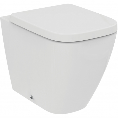 Vase WC - Vas wc stativ rimless plus Ideal Standard i.life B alb lucios back to wall cu capac inclus