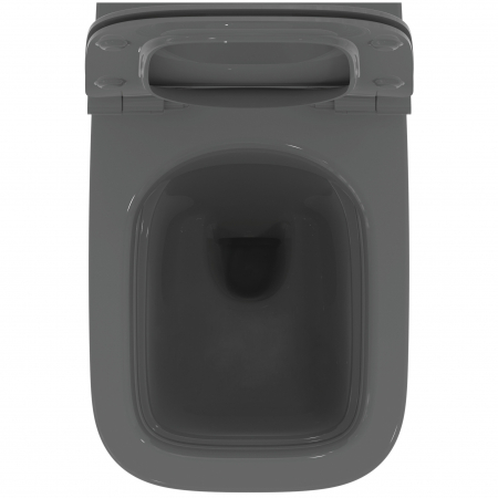 Vas wc stativ rimless plus Ideal Standard i.life B gri lucios back to wall cu capac inclus [4]