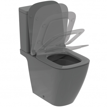 Vas wc stativ rimless plus Ideal Standard i.life B gri lucios cu rezervor si capac inclus [3]