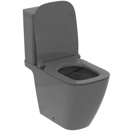 Vas wc stativ rimless plus Ideal Standard i.life B gri lucios cu rezervor si capac inclus [2]