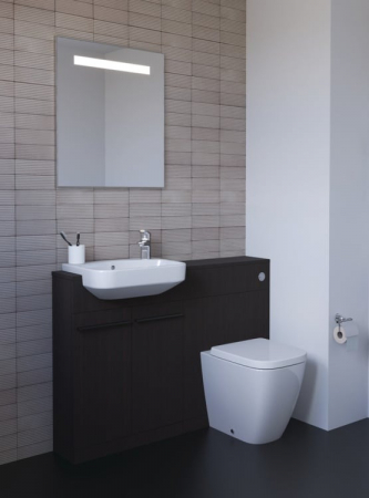 Vas wc stativ rimless plus Ideal Standard i.life S alb lucios back to wall cu capac inclus [6]