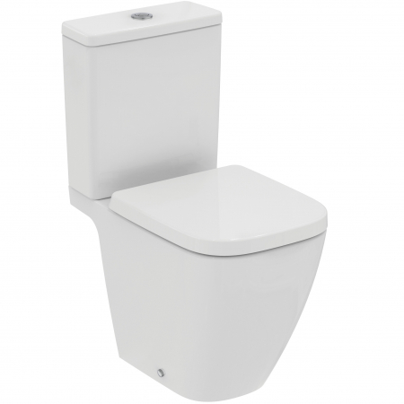Baie - Vas wc stativ rimless plus Ideal Standard i.life S alb lucios cu rezervor si capac inclus