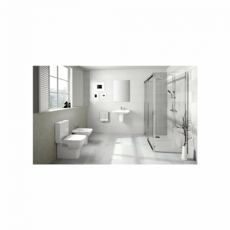 Vas wc stativ back to wall Gala Street Square pentru rezervor aparent, alb [1]