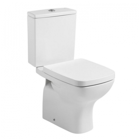 Vase WC - Vas wc stativ Gala Street Square Dual pentru rezervor aparent, alb