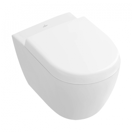 Vase WC - Vas wc suspendat alb, cu sistem fixare ascuns, Subway 2.0, COMPACT, Villeroy & Boch