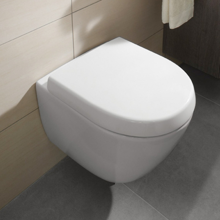 Vas wc suspendat alb, cu sistem fixare ascuns, Subway 2.0, COMPACT, Villeroy & Boch [2]