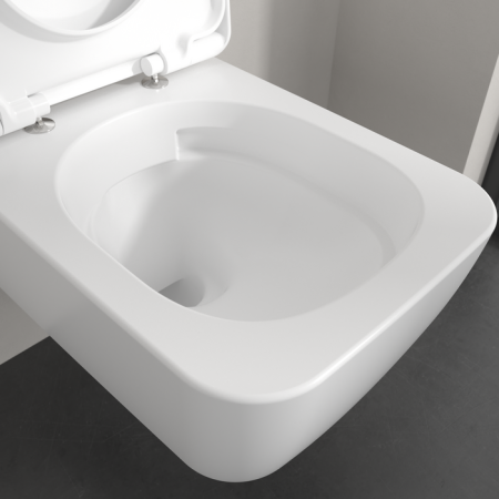 Vas wc suspendat, alb lucios, capac softclose inclus, Villeroy & Boch Skyla TwistFlush [4]