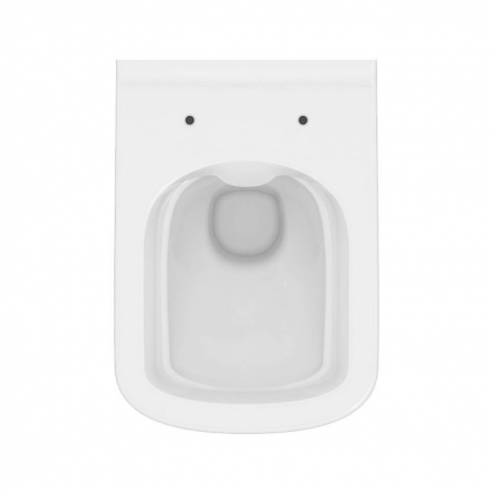 Vas wc suspendat CleanOn Cersanit City Square cu capac soft close inclus, alb [1]
