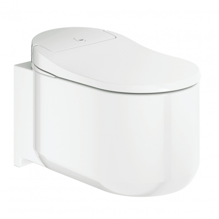 Vase WC cu functie de bideu - Vas wc suspendat cu functie bideu Grohe Sensia Arena capac soft close inclus, alb
