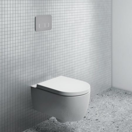 Vas wc suspendat Ideal Standard Blend Curve AquaBlade alb lucios cu capac inclus [4]