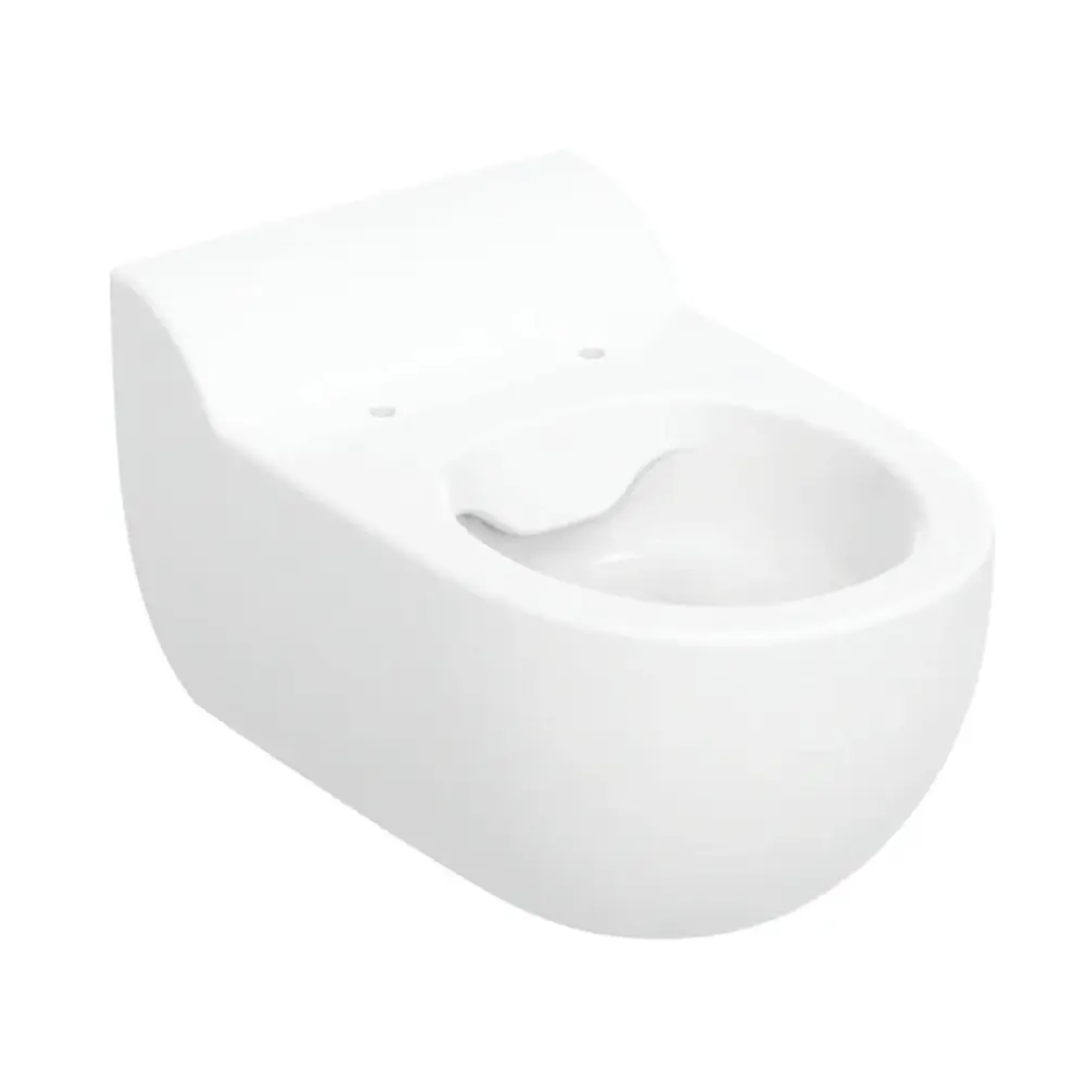 Vase wc copii - Vas WC suspendat pentru copii, 53 cm x 33 cm x 34,5 cm, rimfree, alb, Geberit Bambini
