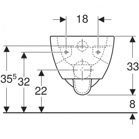 Vas Wc suspendat rimless alb Geberit Selnova [5]
