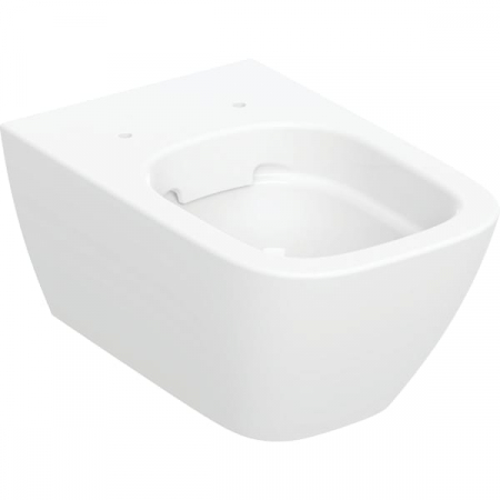 Vase WC - Vas wc suspendat rimless, alb lucios, Geberit Smyle Square