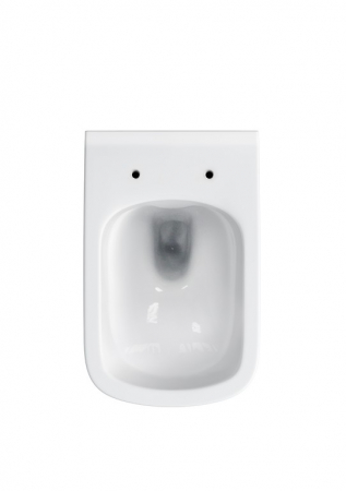 Vas wc suspendat rimless Cersanit Virgo Cleanon cu capac soft close inclus, alb [2]