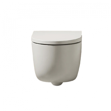 Vase WC - Vas wc suspendat rimless cu capac soft close Hatria Futura