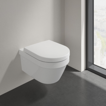 Vas wc suspendat rimless cu capac soft close Villeroy & Boch, Architectura [1]