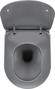 Vas wc suspendat rimless culoare gri mat Deante Peonia [4]