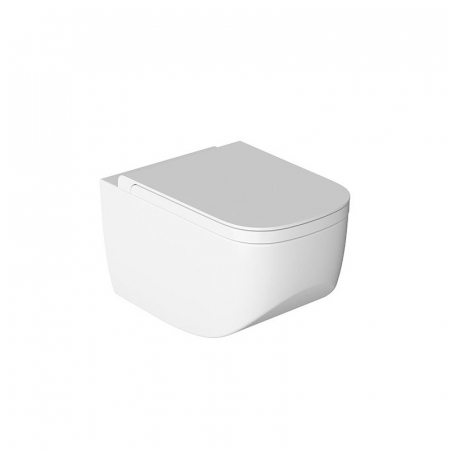 Vase WC - Vas wc suspendat rimless culoare alb lucios Hatria Next