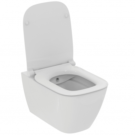 Baie - Vas wc suspendat rimless plus Ideal Standard i.life B cu functie bideu si capac inclus