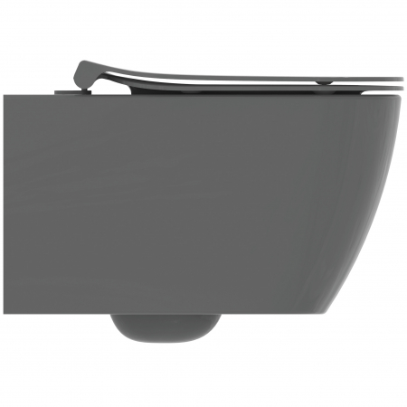 Vas wc suspendat rimless plus Ideal Standard i.life B gri lucios cu capac soft close inclus [2]