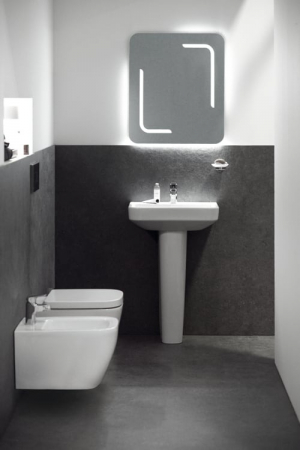Vas wc suspendat rimless plus Ideal Standard i.life S alb lucios cu capac soft close inclus [4]