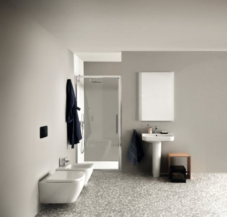 Vas wc suspendat rimless plus Ideal Standard i.life S alb lucios cu capac soft close inclus [3]