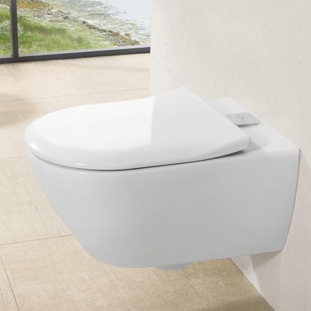 Vas wc suspendat, ViFresh, Subway 2.0, direct flush, alb, Villeroy & Boch [4]