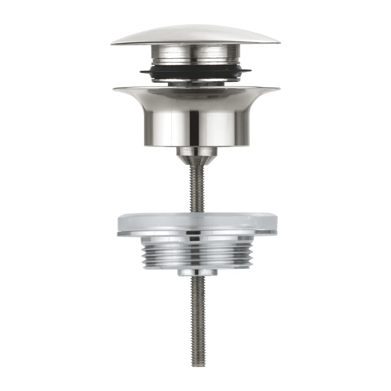 Sifoane, ventile si racorduri - Ventil scurgere lavoar cu click clack cu preaplin, inox periat, Grohe