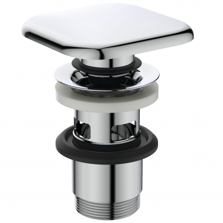 Sifoane, ventile si racorduri - Ventil lavoar click-clack cu preaplin Ideal Standard Strada II crom lucios