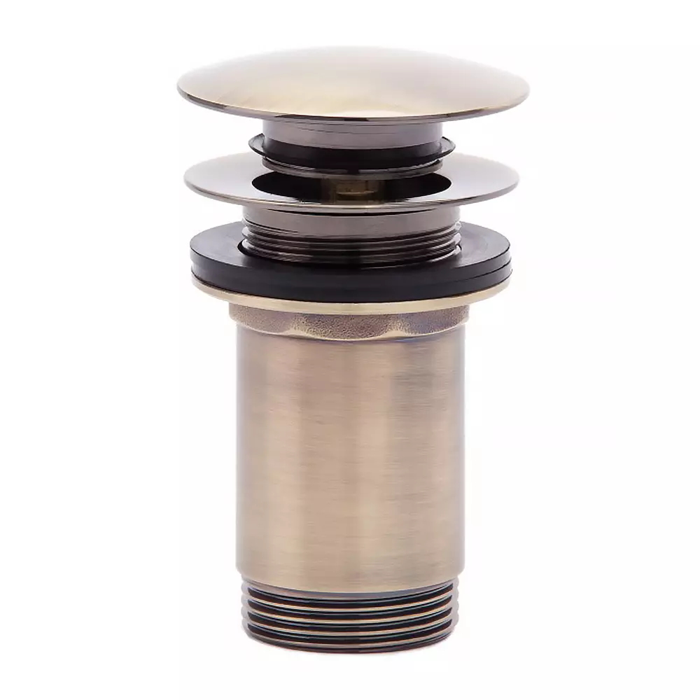 Sifoane, ventile si racorduri - Ventil lavoar click-clack FDesign Kleome cu preaplin, bronz periat