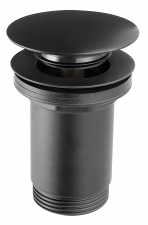 Ventil lavoar click-clack FDesign Kleome fara preaplin, negru mat [2]