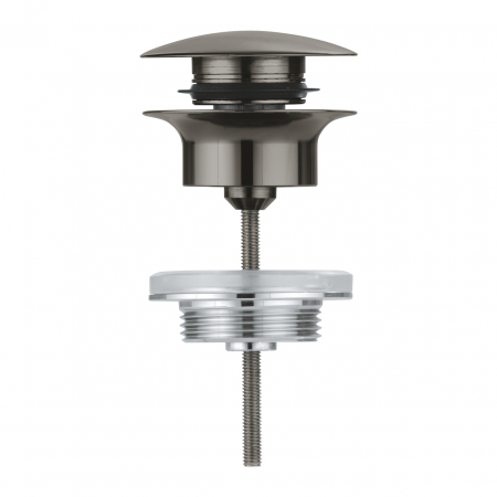 Ventil lavoar push-open Grohe antracit periat Hard Graphite [1]