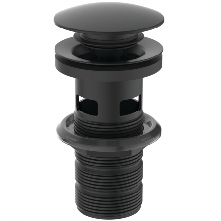 Baie - Ventil chiuveta baie click-clack negru mat cu preaplin Ideal Standard Multisuite