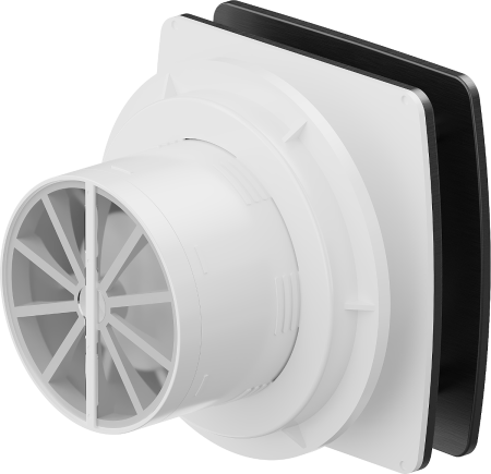 Ventilator de baie negru 100mm AXS Foglia [1]