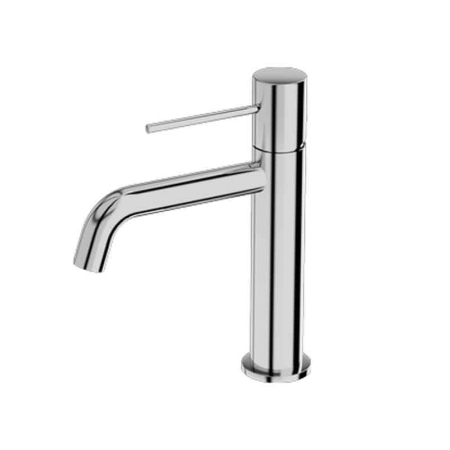 Baterii lavoare - Baterie lavoar din alama sanitara, crom lucios, pipa fixa 13,3 cm, LaVita Verdi