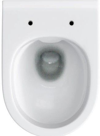 Vas WC suspendat alb CleanOn cu  evacuare orizontala, fara capac, Cersanit Zen [1]