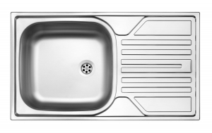 Bucatarie - Chiuveta bucatarie inox cu picurator crom satin Deante Legato