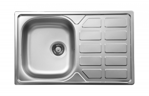 Chiuvete bucatarie inox - Chiuveta bucatarie inox cu o cuva crom leinen Deante Soul