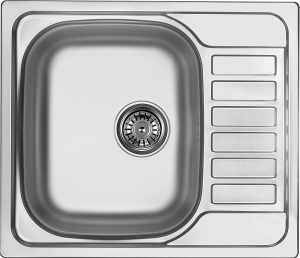 Chiuvete bucatarie inox - Chiuveta bucatarie inox cu picurator crom leinen Deante Soul